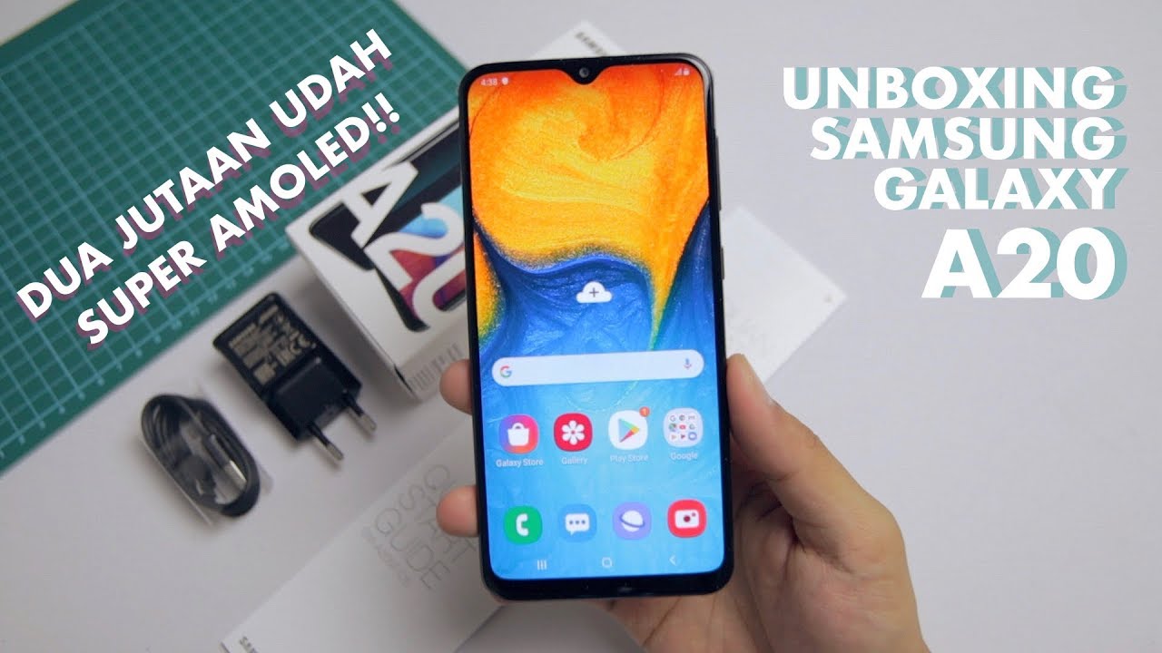 Samsung Galaxy A20 Miliki Memori Internal 32gb Untuk Aktifitasmu