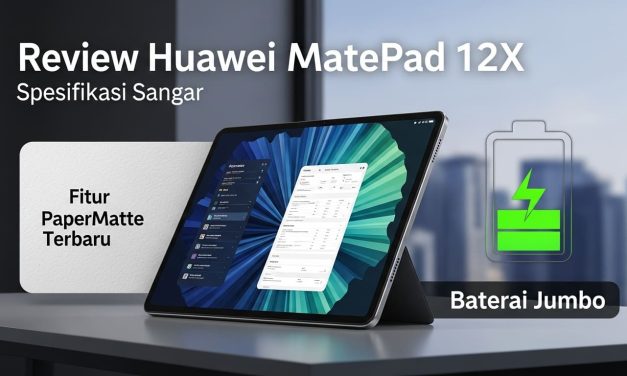 Huawei MatePad 12X 2026 Gunakan Layar PaperMatte Canggih