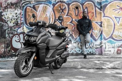 Yamaha Zuma 125 Skuter Bergaya Off-Road Tampilan Tangguh