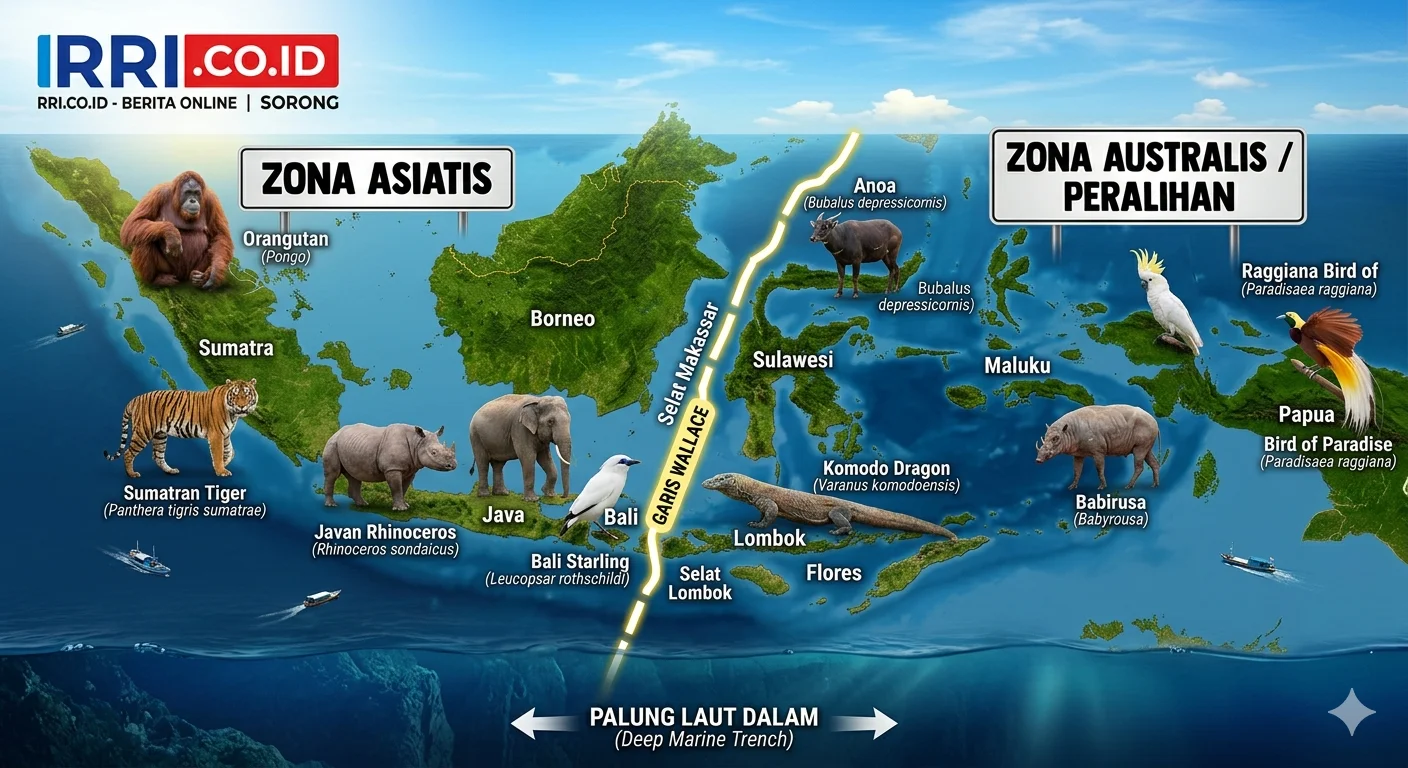Rahasia Alam Indonesia: Mengapa Satwa Kita Terbagi Dua Dunia?